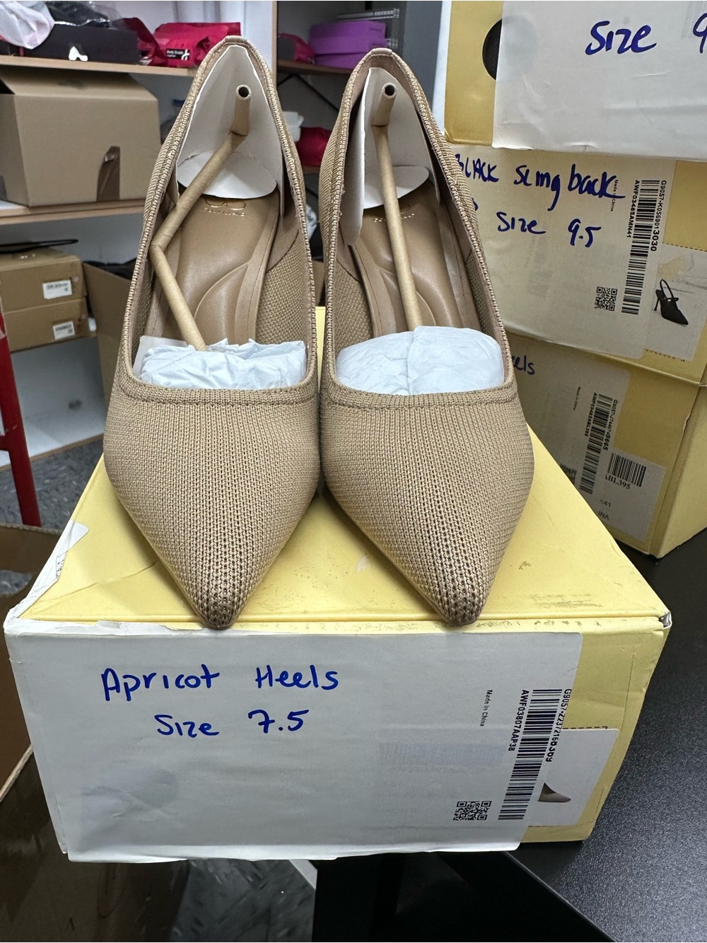 COSYISLAND apricot heels